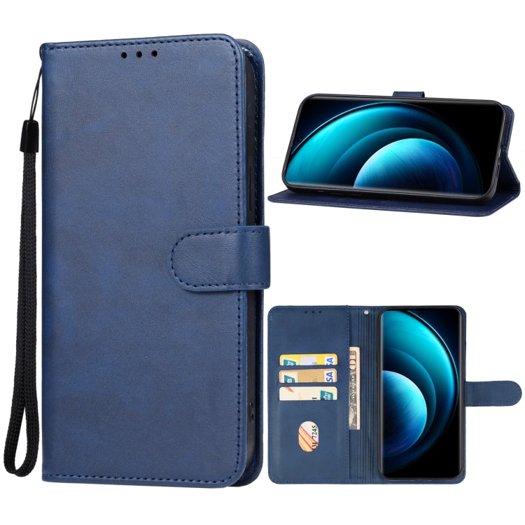 For vivo X100 Pro Leather Phone Case(Blue) - X100 Pro Cases by PMC Jewellery | Online Shopping South Africa | PMC Jewellery