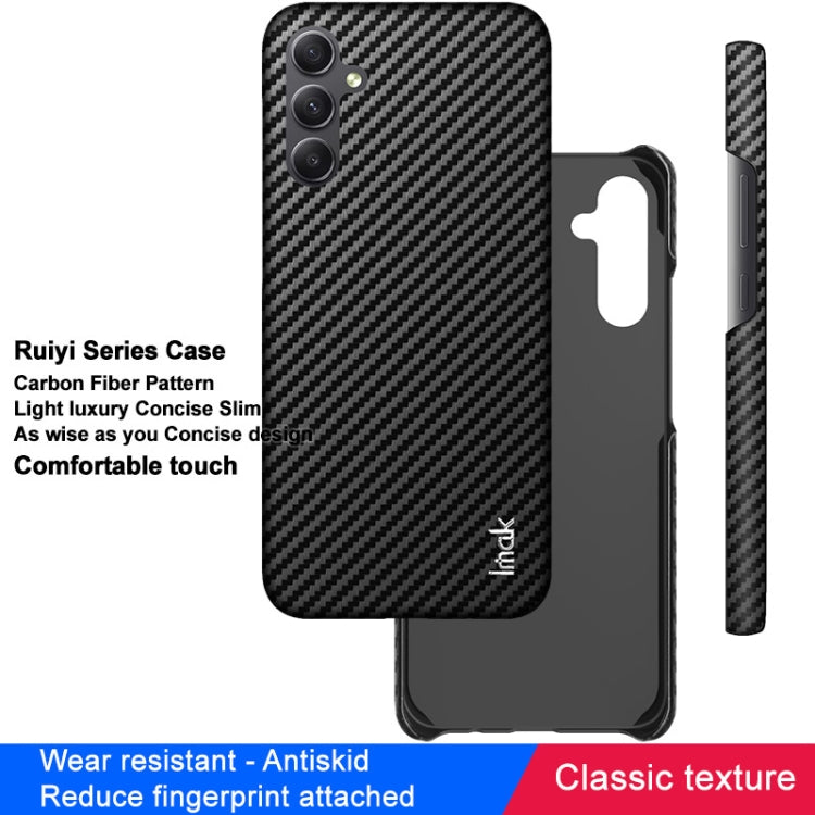For Samsung Galaxy A54 5G imak Ruiyi Series Carbon Fiber PU + PC Phone Case - Galaxy Phone Cases by imak | Online Shopping South Africa | PMC Jewellery