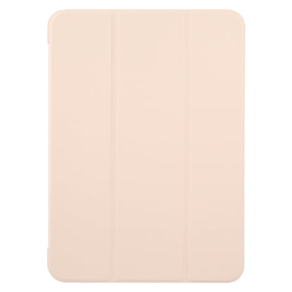 For iPad Pro 13 2024 GEBEI 3-folding Holder Shockproof Flip Leather Tablet Case(Pink) - iPad Pro 13 2024 Cases by GEBEI | Online Shopping South Africa | PMC Jewellery | Buy Now Pay Later Mobicred