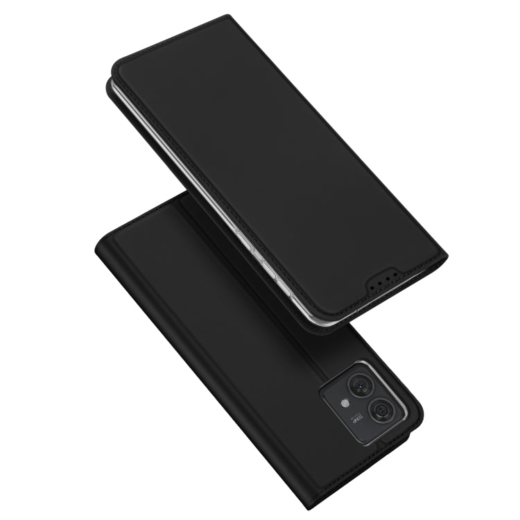 For Motorola Edge 40 Neo DUX DUCIS Skin Pro Series Flip Leather Phone Case(Black) - Motorola Cases by DUX DUCIS | Online Shopping South Africa | PMC Jewellery | Buy Now Pay Later Mobicred