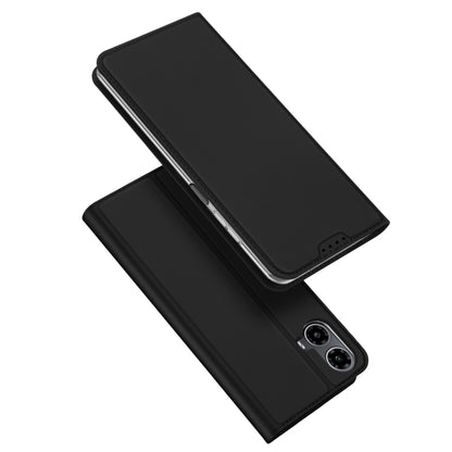 For Motorola Moto G34 DUX DUCIS Skin Pro Series Flip Leather Phone Case(Black) - Motorola Cases by DUX DUCIS | Online Shopping South Africa | PMC Jewellery | Buy Now Pay Later Mobicred