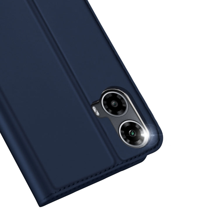 For Motorola Moto G34 DUX DUCIS Skin Pro Series Flip Leather Phone Case(Blue) - Motorola Cases by DUX DUCIS | Online Shopping South Africa | PMC Jewellery | Buy Now Pay Later Mobicred