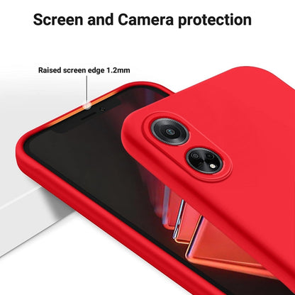 For OPPO F23 5G / A98 5G / A1 5G Pure Color Liquid Silicone Shockproof Phone Case(Red) - OPPO Cases by PMC Jewellery | Online Shopping South Africa | PMC Jewellery