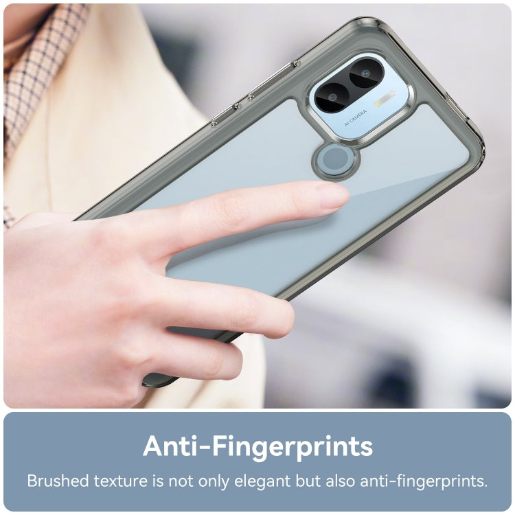 For Xiaomi Poco C50 Colorful Series Acrylic Hybrid TPU Phone Case(Transparent Grey) - Xiaomi Cases by PMC Jewellery | Online Shopping South Africa | PMC Jewellery | Buy Now Pay Later Mobicred