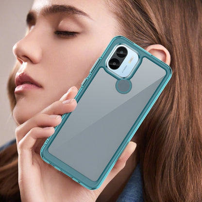 For Xiaomi Redmi A2+ Colorful Series Acrylic Hybrid TPU Phone Case(Transparent Blue) - Xiaomi Cases by PMC Jewellery | Online Shopping South Africa | PMC Jewellery | Buy Now Pay Later Mobicred