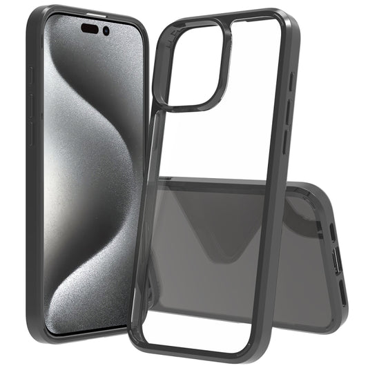 For iPhone 16 Pro Max Scratchproof Acrylic TPU Phone Case(Black) - iPhone 16 Pro Max Cases by PMC Jewellery | Online Shopping South Africa | PMC Jewellery | Buy Now Pay Later Mobicred