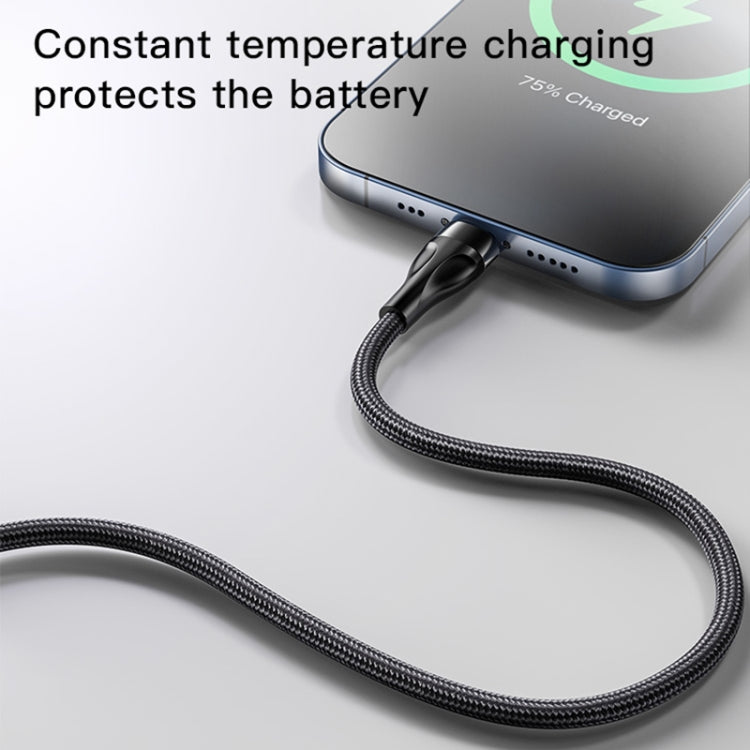 YESIDO CA110 1.2m 4A Type-C to Dual Type-C + Dual 8 Pin Charging Cable(Black) - Multifunction Cable by Yesido | Online Shopping South Africa | PMC Jewellery | Buy Now Pay Later Mobicred