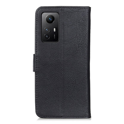 For Xiaomi Redmi Note 12S 4G KHAZNEH Cowhide Texture Flip Leather Phone Case(Black) - Xiaomi Cases by PMC Jewellery | Online Shopping South Africa | PMC Jewellery | Buy Now Pay Later Mobicred