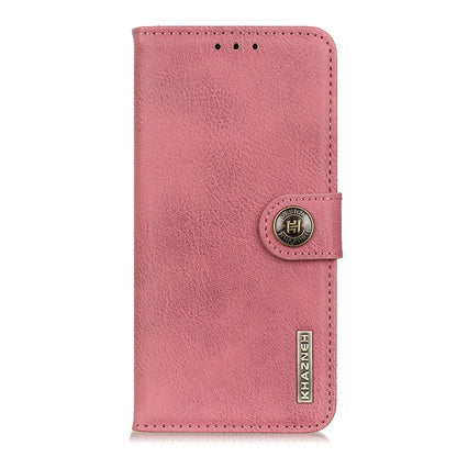 For Xiaomi Redmi Note 13 Pro+ KHAZNEH Cowhide Texture Flip Leather Phone Case(Pink) - Note 13 Pro+ Cases by PMC Jewellery | Online Shopping South Africa | PMC Jewellery | Buy Now Pay Later Mobicred