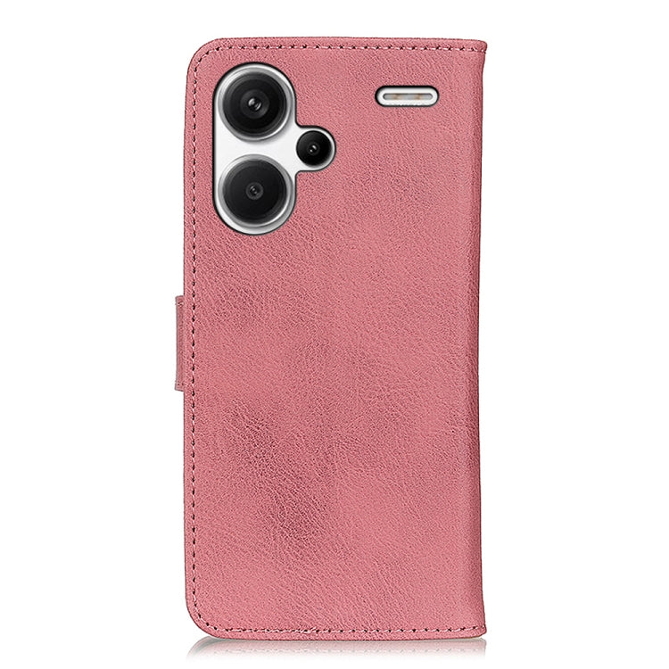 For Xiaomi Redmi Note 13 Pro+ KHAZNEH Cowhide Texture Flip Leather Phone Case(Pink) - Note 13 Pro+ Cases by PMC Jewellery | Online Shopping South Africa | PMC Jewellery | Buy Now Pay Later Mobicred