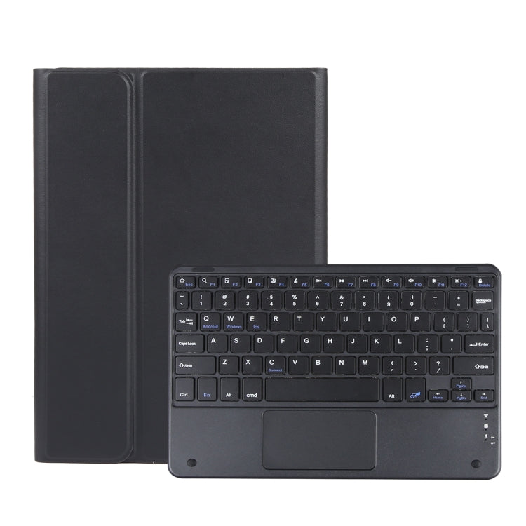 For Xiaomi Redmi Pad SE Ultra-thin Bluetooth Keyboard Leather Case with Touchpad(Black) - Others Keyboard by PMC Jewellery | Online Shopping South Africa | PMC Jewellery