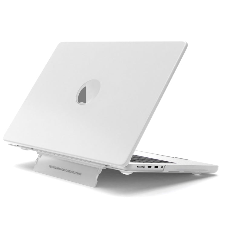 For MacBook Air 13.6 A2681 / A3113 Frosted Translucent Laptop Protective Case(Light Grey) - MacBook Air Cases by PMC Jewellery | Online Shopping South Africa | PMC Jewellery | Buy Now Pay Later Mobicred