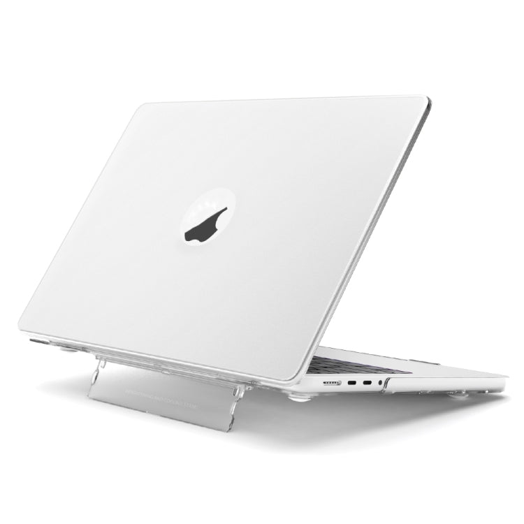 For Macbook Pro 16.2 2023 A2991/A2780 Frosted Translucent Laptop Protective Case(White) - MacBook Pro Cases by PMC Jewellery | Online Shopping South Africa | PMC Jewellery | Buy Now Pay Later Mobicred