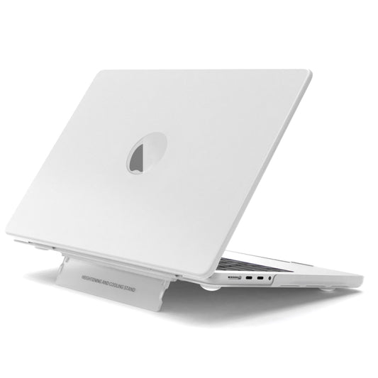 For Macbook Pro 16.2 2023 A2991/A2780 Frosted Translucent Laptop Protective Case(Light Grey) - MacBook Pro Cases by PMC Jewellery | Online Shopping South Africa | PMC Jewellery | Buy Now Pay Later Mobicred