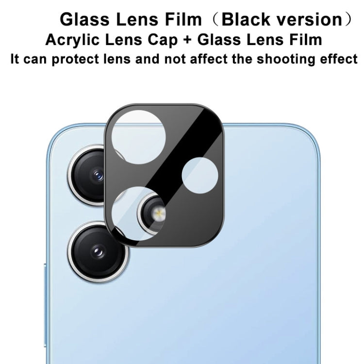 For Xiaomi Redmi 12 5G Global/Note 12R 5G imak High Definition Integrated Glass Lens Film Black Version - For Xiaomi by imak | Online Shopping South Africa | PMC Jewellery | Buy Now Pay Later Mobicred
