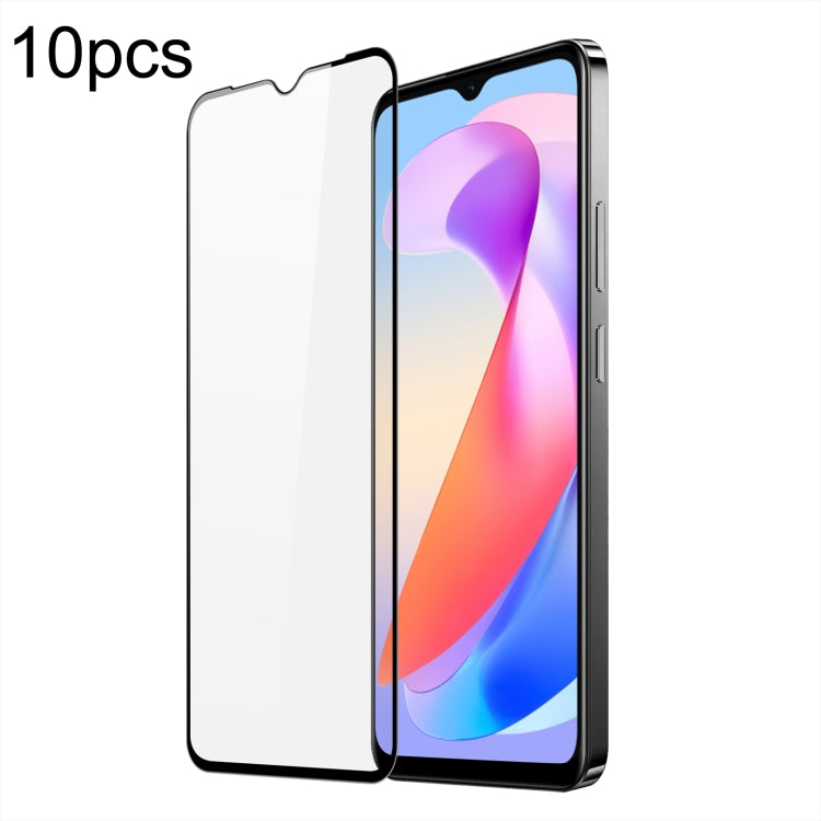 For Honor X6a 10pcs DUX DUCIS 0.33mm 9H Medium Alumina Tempered Glass Film - Honor Tempered Glass by DUX DUCIS | Online Shopping South Africa | PMC Jewellery | Buy Now Pay Later Mobicred