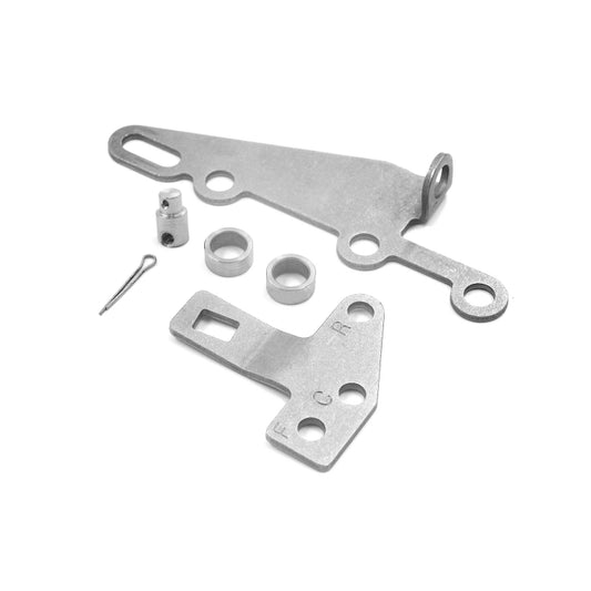 For Turbo TH400 TH350 TH250/200 TH200-4R TH700-R4 4L60 35498 Shifter Bracket Kit(Silver) - Shift Knob by PMC Jewellery | Online Shopping South Africa | PMC Jewellery | Buy Now Pay Later Mobicred