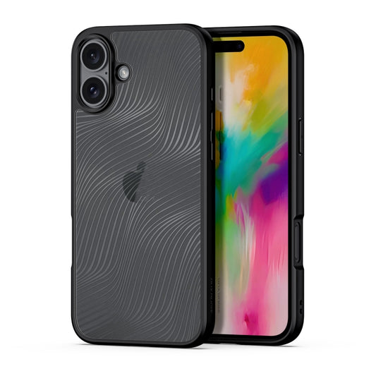 For iPhone 16 DUX DUCIS Aimo Series  Frosted Feel Phone Case(Black) - iPhone 16 Cases by DUX DUCIS | Online Shopping South Africa | PMC Jewellery | Buy Now Pay Later Mobicred