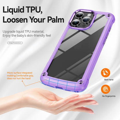 For iPhone 16 Pro Max TPU + PC Lens Protection Phone Case(Purple) - iPhone 16 Pro Max Cases by PMC Jewellery | Online Shopping South Africa | PMC Jewellery | Buy Now Pay Later Mobicred