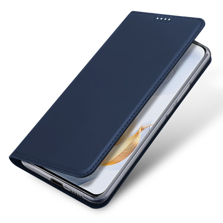 For Honor 90 DUX DUCIS Skin Pro Series Flip Leather Phone Case(Blue) - Honor Cases by DUX DUCIS | Online Shopping South Africa | PMC Jewellery | Buy Now Pay Later Mobicred