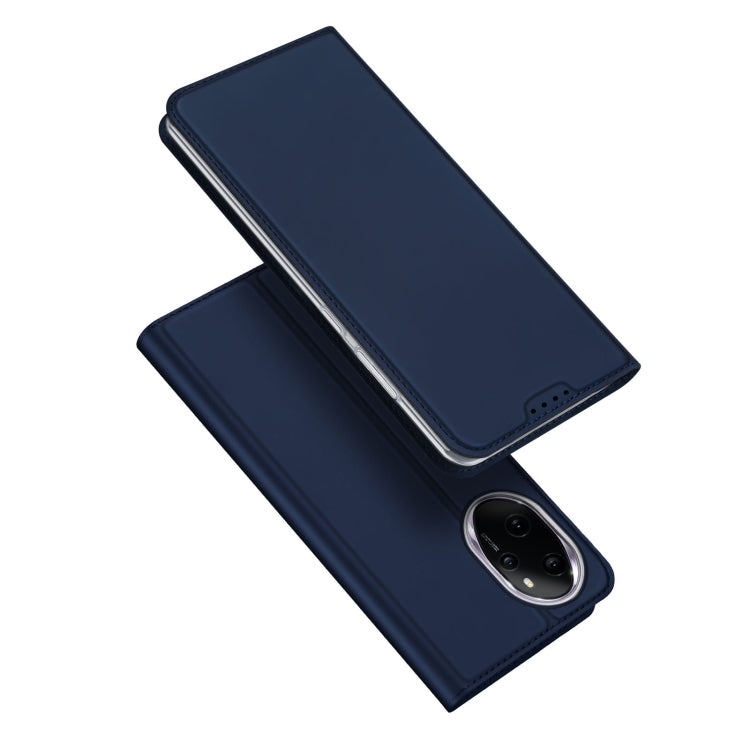 For Honor 100 Pro DUX DUCIS Skin Pro Series Flip Leather Phone Case(Blue) - Honor Cases by DUX DUCIS | Online Shopping South Africa | PMC Jewellery | Buy Now Pay Later Mobicred