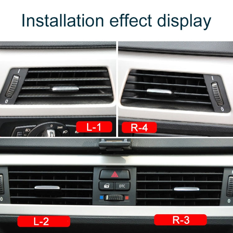 For BMW 3 Series E90 Left Driving Car Air Conditioner Air Outlet Panel 6422 9130 459-L, Style:Grille No. 4 - Air Conditioning System by PMC Jewellery | Online Shopping South Africa | PMC Jewellery