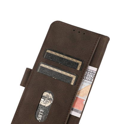 For iPhone 16 Pro KHAZNEH Matte Texture Leather Phone Case(Brown) - iPhone 16 Pro Cases by PMC Jewellery | Online Shopping South Africa | PMC Jewellery | Buy Now Pay Later Mobicred