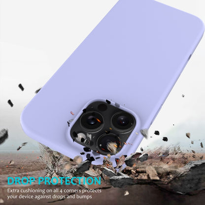 For iPhone 16 Pro Max Solid Color Silicone Phone Case(Purple) - More iPhone Cases by PMC Jewellery | Online Shopping South Africa | PMC Jewellery | Buy Now Pay Later Mobicred