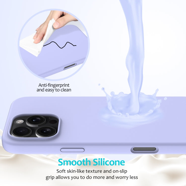 For iPhone 16 Pro Solid Color Silicone Phone Case(Purple) - More iPhone Cases by PMC Jewellery | Online Shopping South Africa | PMC Jewellery | Buy Now Pay Later Mobicred