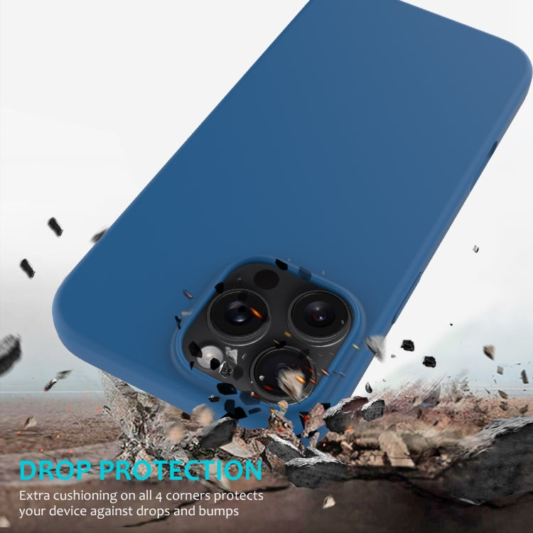 For iPhone 16 Pro Solid Color Silicone Phone Case(Cobalt Blue) - More iPhone Cases by PMC Jewellery | Online Shopping South Africa | PMC Jewellery | Buy Now Pay Later Mobicred