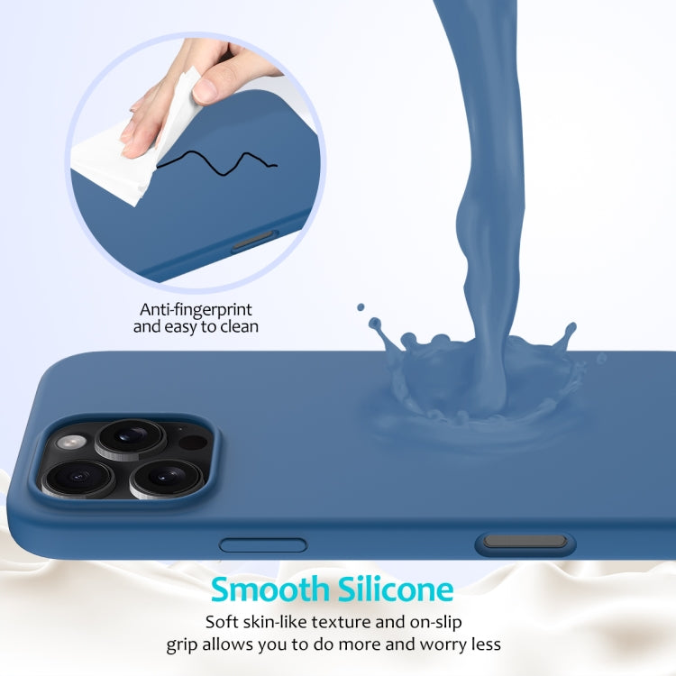 For iPhone 16 Pro Solid Color Silicone Phone Case(Cobalt Blue) - More iPhone Cases by PMC Jewellery | Online Shopping South Africa | PMC Jewellery | Buy Now Pay Later Mobicred