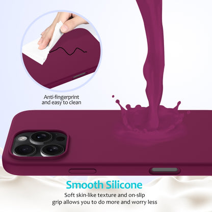 For iPhone 16 Pro Solid Color Silicone Phone Case(Violet) - More iPhone Cases by PMC Jewellery | Online Shopping South Africa | PMC Jewellery | Buy Now Pay Later Mobicred