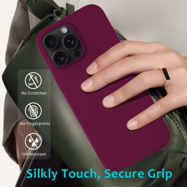 For iPhone 16 Pro Solid Color Silicone Phone Case(Violet) - More iPhone Cases by PMC Jewellery | Online Shopping South Africa | PMC Jewellery | Buy Now Pay Later Mobicred