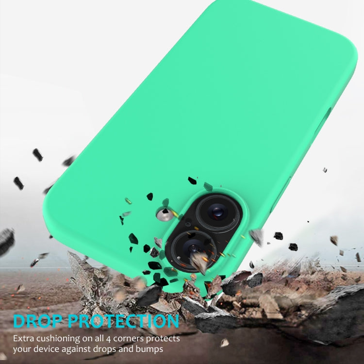 For iPhone 16 Plus Solid Color Silicone Phone Case(Green) - More iPhone Cases by PMC Jewellery | Online Shopping South Africa | PMC Jewellery | Buy Now Pay Later Mobicred