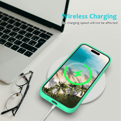 For iPhone 16 Plus Solid Color Silicone Phone Case(Green) - More iPhone Cases by PMC Jewellery | Online Shopping South Africa | PMC Jewellery | Buy Now Pay Later Mobicred