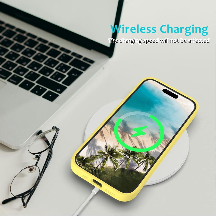 For iPhone 16 Plus Solid Color Silicone Phone Case(Lemon Yellow) - More iPhone Cases by PMC Jewellery | Online Shopping South Africa | PMC Jewellery | Buy Now Pay Later Mobicred