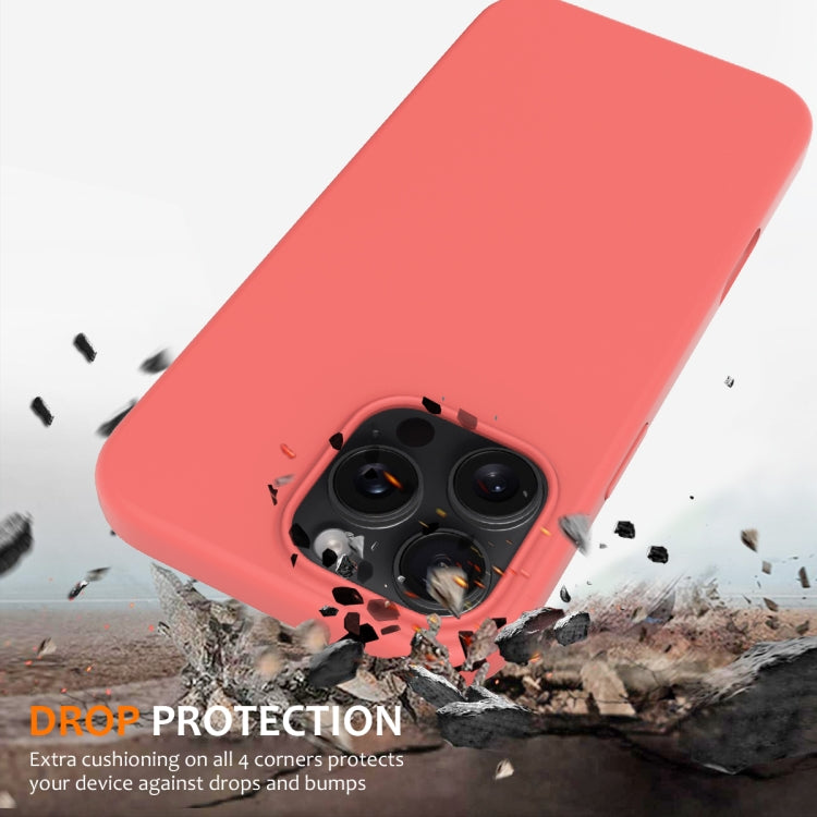 For iPhone 16 Pro Max Shockproof Silicone Magsafe Phone Case(Pink Orange) - iPhone 16 Pro Max Cases by PMC Jewellery | Online Shopping South Africa | PMC Jewellery | Buy Now Pay Later Mobicred