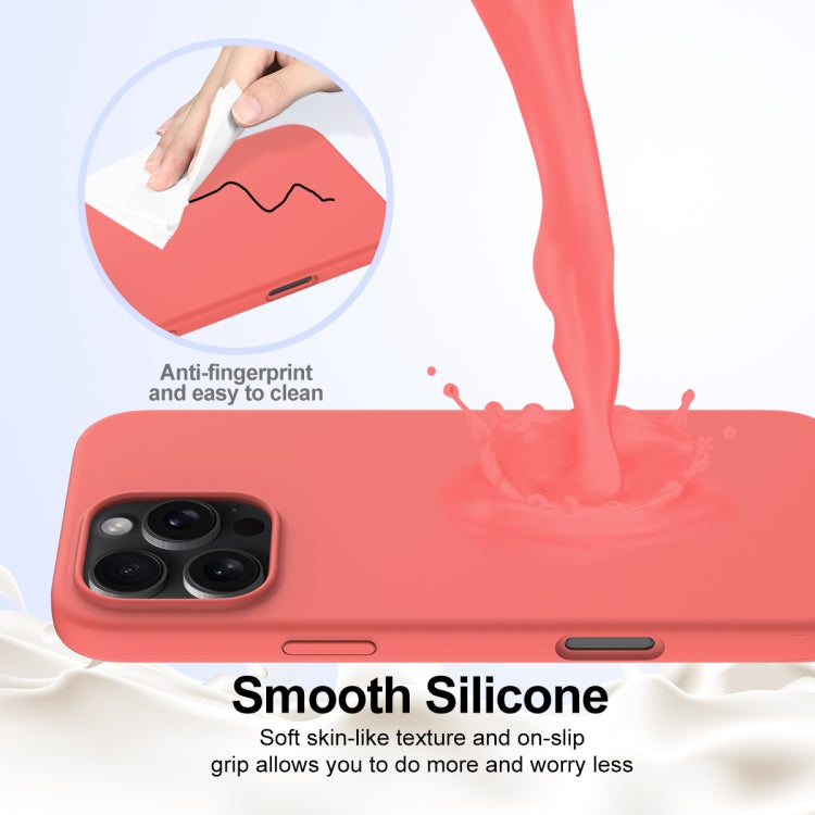 For iPhone 16 Pro Max Shockproof Silicone Magsafe Phone Case(Pink Orange) - iPhone 16 Pro Max Cases by PMC Jewellery | Online Shopping South Africa | PMC Jewellery | Buy Now Pay Later Mobicred