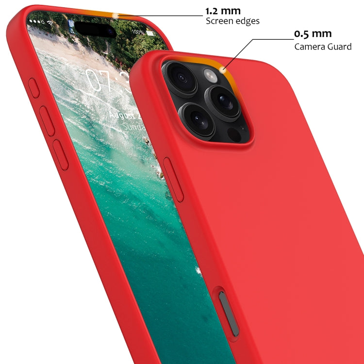 For iPhone 16 Pro Max Shockproof Silicone Magsafe Phone Case(Red) - iPhone 16 Pro Max Cases by PMC Jewellery | Online Shopping South Africa | PMC Jewellery | Buy Now Pay Later Mobicred