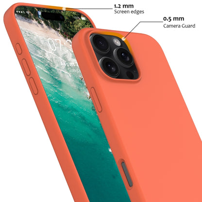 For iPhone 16 Pro Max Shockproof Silicone Magsafe Phone Case(Gold Orange) - iPhone 16 Pro Max Cases by PMC Jewellery | Online Shopping South Africa | PMC Jewellery | Buy Now Pay Later Mobicred