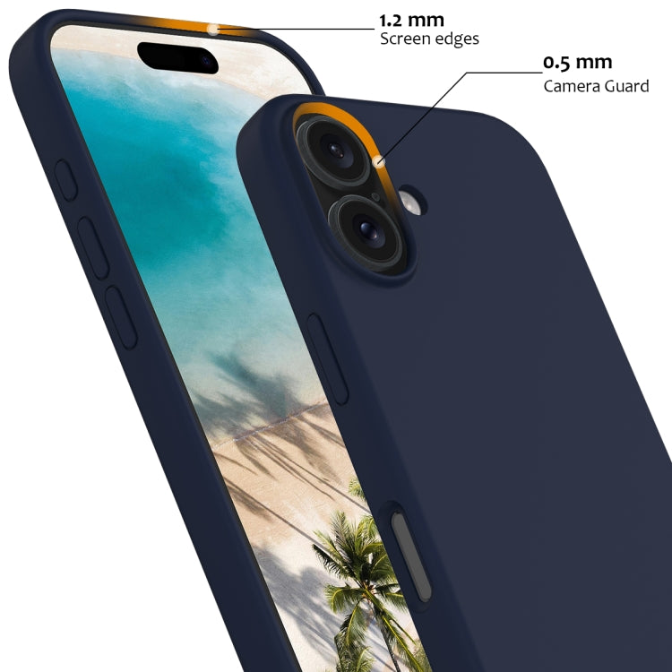 For iPhone 16 Plus Shockproof Silicone Magsafe Phone Case(Navy Blue) - iPhone 16 Plus Cases by PMC Jewellery | Online Shopping South Africa | PMC Jewellery | Buy Now Pay Later Mobicred