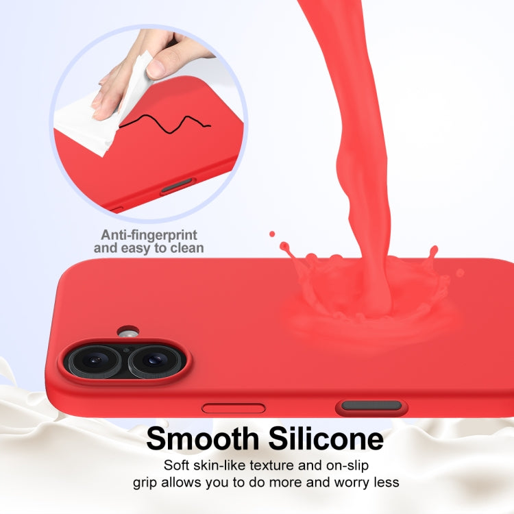 For iPhone 16 Shockproof Silicone Magsafe Phone Case(Red) - iPhone 16 Cases by PMC Jewellery | Online Shopping South Africa | PMC Jewellery | Buy Now Pay Later Mobicred