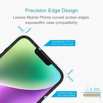 For iPhone 15 / 15 Pro 0.26mm 9H 2.5D High Aluminum Tempered Glass Film - iPhone 15 Pro Tempered Glass by DIYLooks | Online Shopping South Africa | PMC Jewellery | Buy Now Pay Later Mobicred