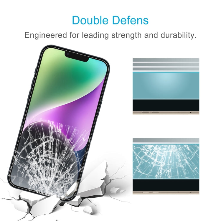 For iPhone 15 / 15 Pro 0.26mm 9H 2.5D High Aluminum Tempered Glass Film - iPhone 15 Pro Tempered Glass by DIYLooks | Online Shopping South Africa | PMC Jewellery | Buy Now Pay Later Mobicred