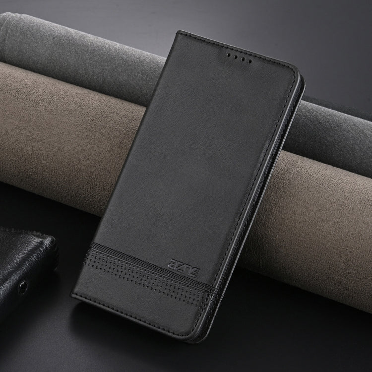 For Xiaomi 14 Ultra AZNS Magnetic Calf Texture Flip Leather Phone Case(Black) - 14 Ultra Cases by AZNS | Online Shopping South Africa | PMC Jewellery | Buy Now Pay Later Mobicred