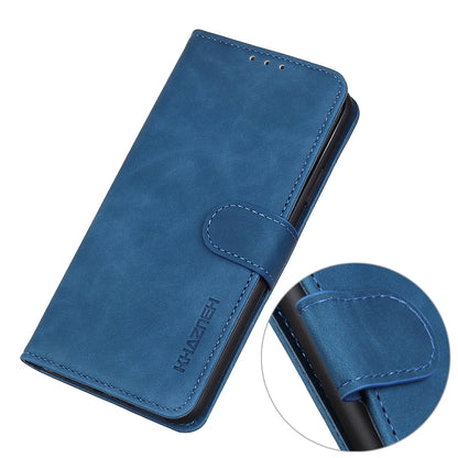 For iPhone 16 Plus KHAZNEH Retro Texture Leather Phone Case(Blue) - iPhone 16 Plus Cases by PMC Jewellery | Online Shopping South Africa | PMC Jewellery | Buy Now Pay Later Mobicred