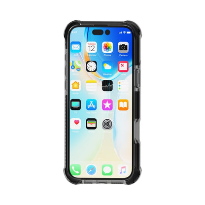 For iPhone 16 Plus Four-corner Shockproof TPU + Acrylic Phone Case(Black) - iPhone 16 Plus Cases by PMC Jewellery | Online Shopping South Africa | PMC Jewellery | Buy Now Pay Later Mobicred