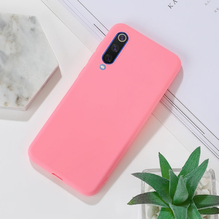 For Xiaomi Mi 9 SE Shockproof Frosted TPU Protective Case(Yellow) - Xiaomi Cases by PMC Jewellery | Online Shopping South Africa | PMC Jewellery