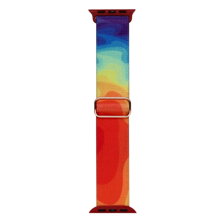 For Apple Watch Ultra 2 49mm Painted Pattern Nylon Replacement Watch Band(Liquid Colorful) - Watch Bands by PMC Jewellery | Online Shopping South Africa | PMC Jewellery | Buy Now Pay Later Mobicred