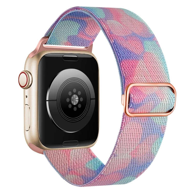 For Apple Watch Ultra 2 49mm Painted Pattern Nylon Replacement Watch Band(Water Fluid) - Watch Bands by PMC Jewellery | Online Shopping South Africa | PMC Jewellery | Buy Now Pay Later Mobicred